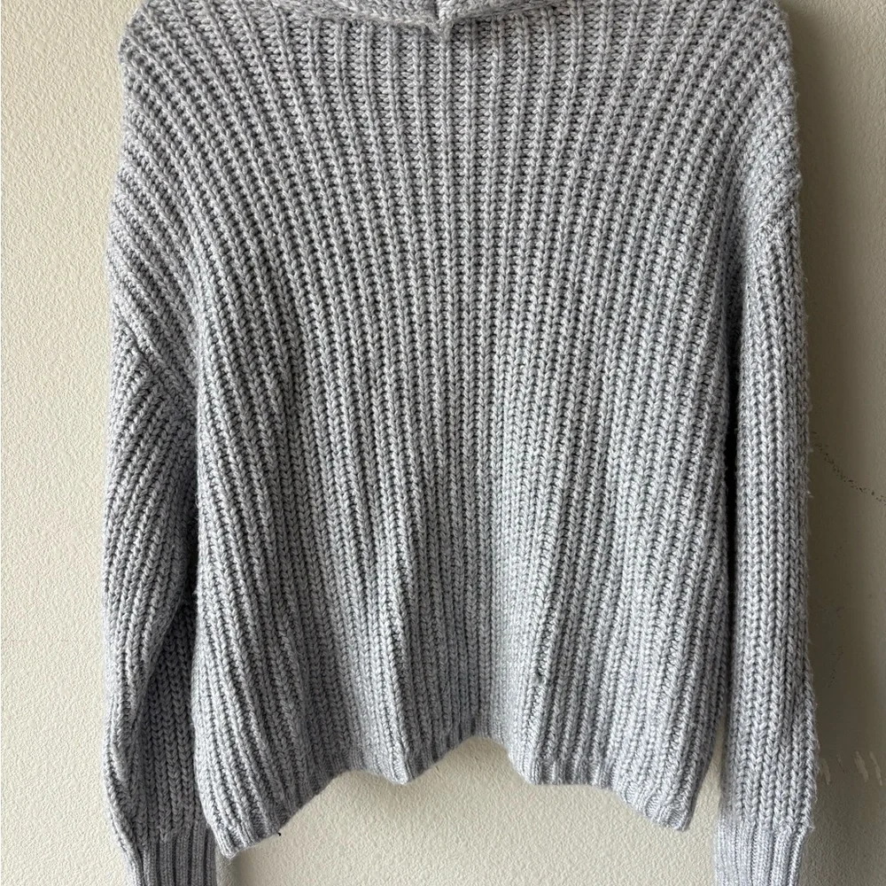 Worthington Women's Light Gray Cardigan Sweater